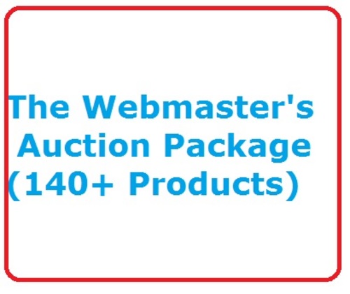 Product picture eBay Auction Package :The Webmasters Auction Package