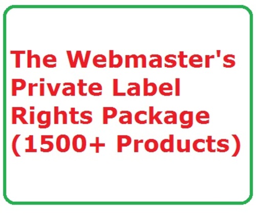 Product picture Private Label Rights Package Established Internet Website Business with PLR MRR